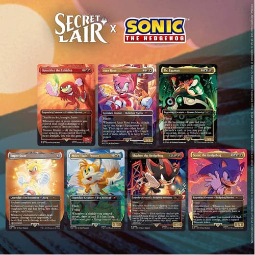 Magic: The Gathering - Secret Lair - Sonic The Hedgehog: Friends & Foes screenshot 1