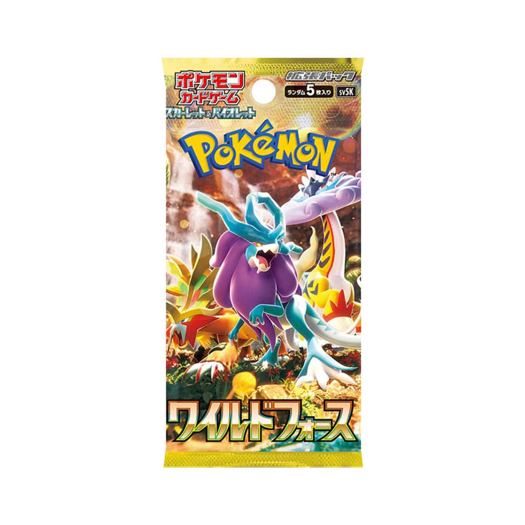 Pokemon TCG: JAPANESE Pokemon Wild Force sv5k - Booster Pack screenshot 1